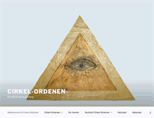 Tablet Screenshot of cirkelordenen.dk